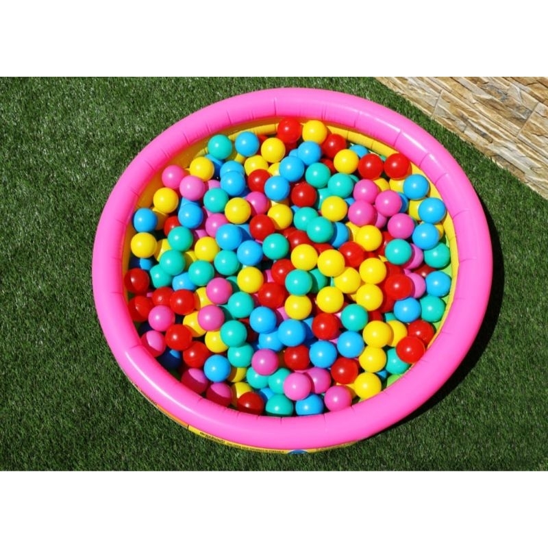 BOLA MANDI ANAK / BOLA MANDI KOLAM ANAK / BOLA WARNA WARNI KOLAM/KADO ANAK