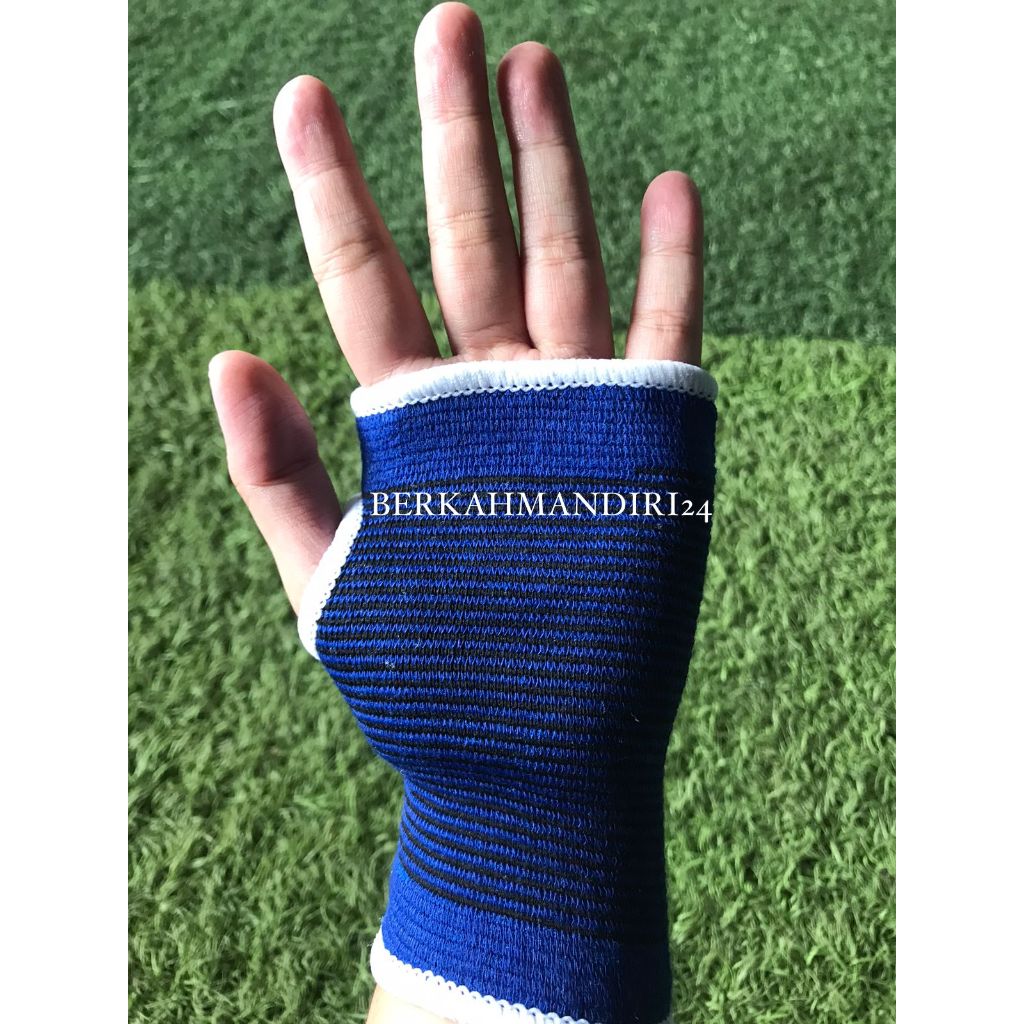 Deker Pelindung Telapak Tangan Sarung Tangan Fitness Badminton Gym Hand Support Deker Tangan