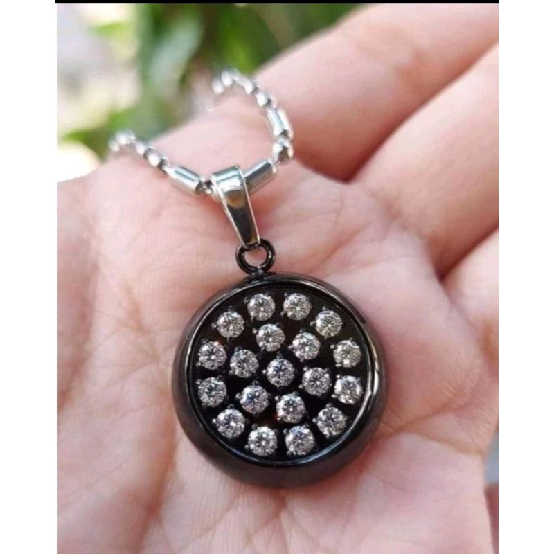 pendant Lsw black/kalung original mci