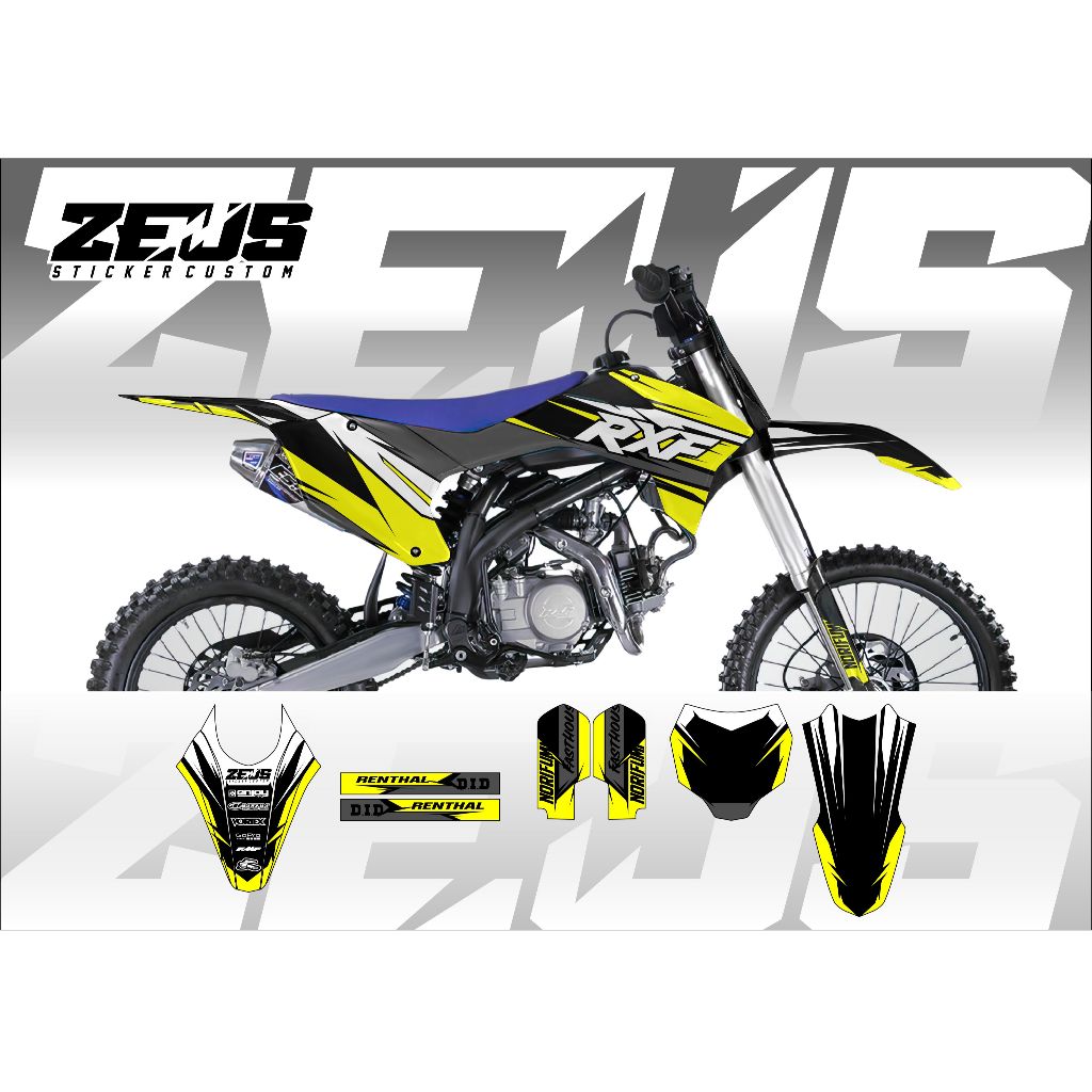 Decal Sticker - Stiker Dekal Rxf 150cc Zeus SC 15