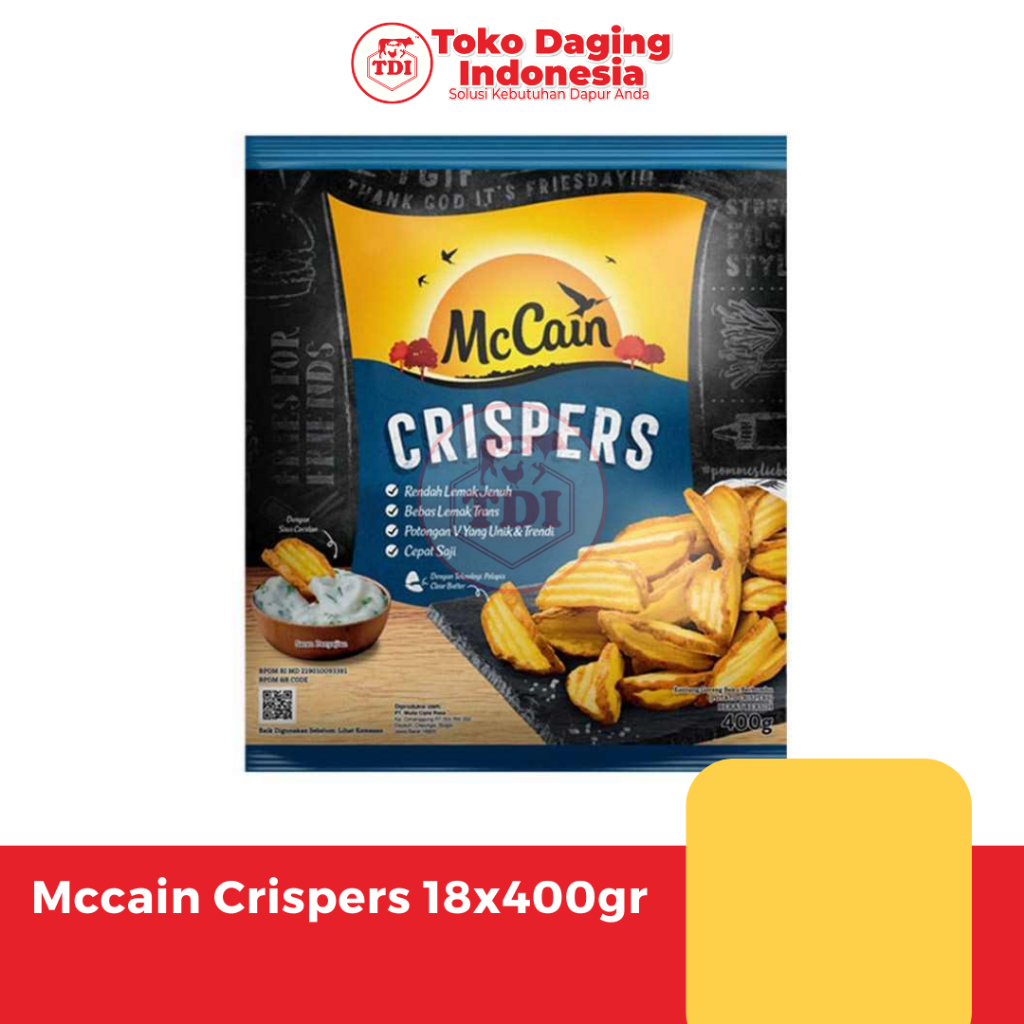 

Mccain Crispers 18x400gr