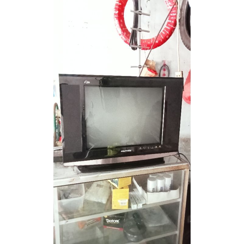 Tv tabung slim polytron 21"