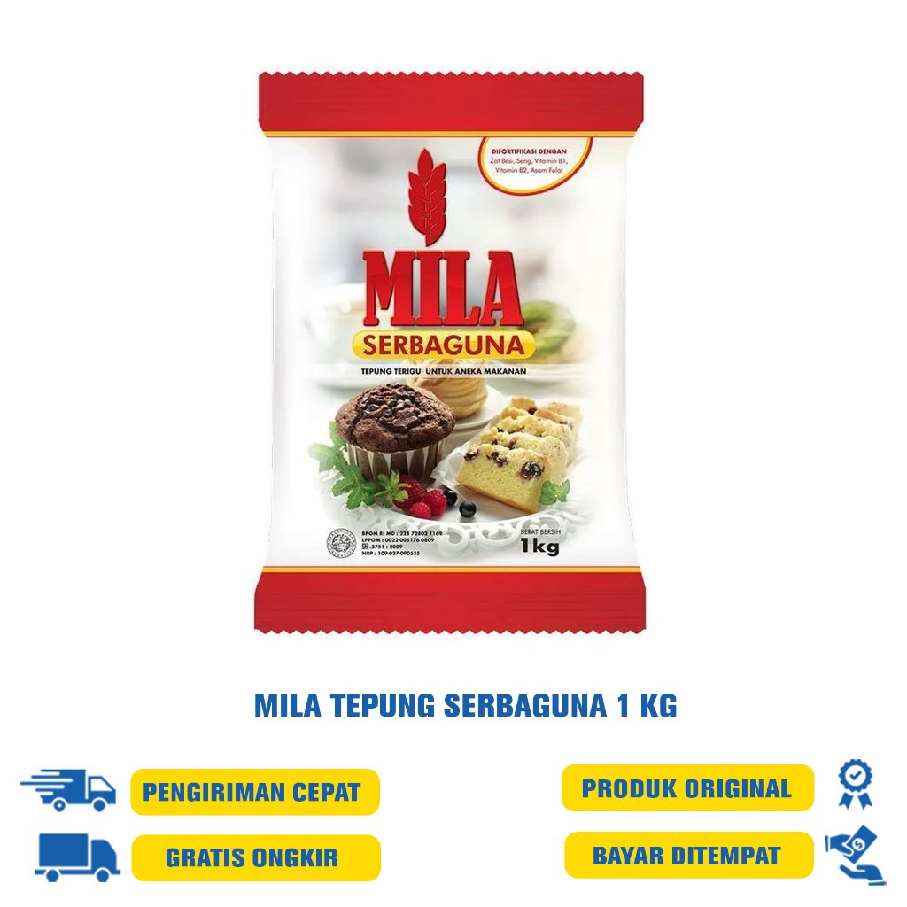 

Mila Tepung Terigu Serbaguna 1Kg