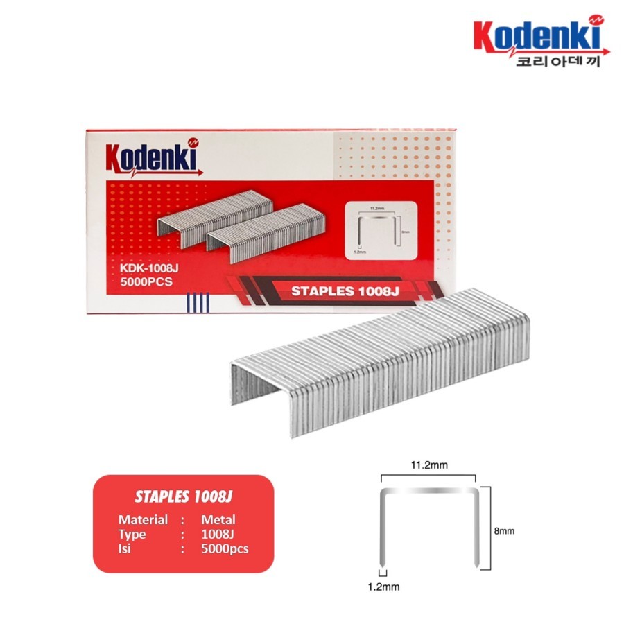 

Kodenki Isi Staples Paku Tembak KDK-1008J