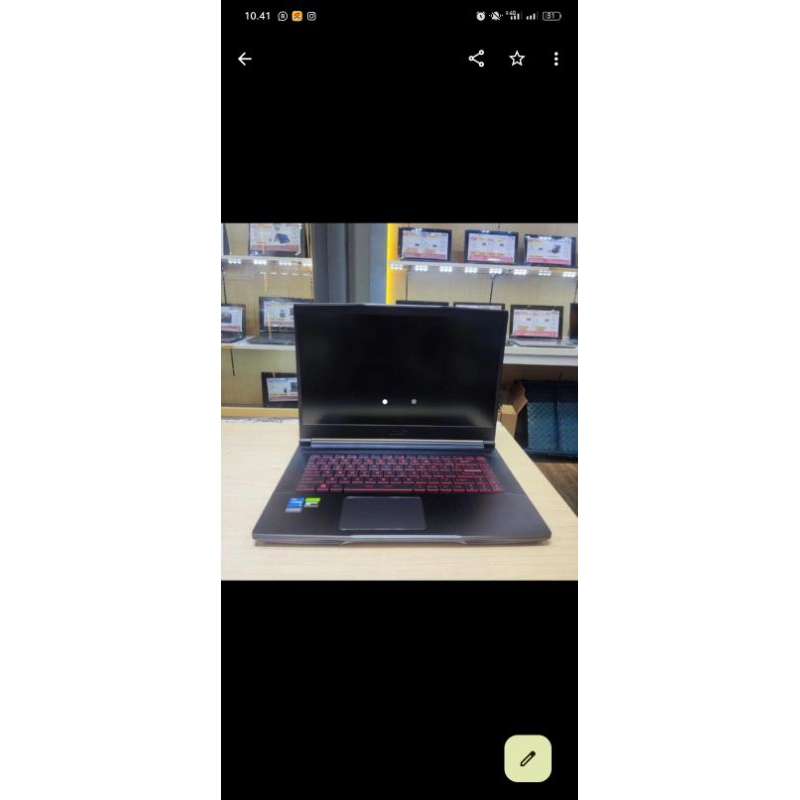 laptop Gaming Msi Gf63 Thin 32GB