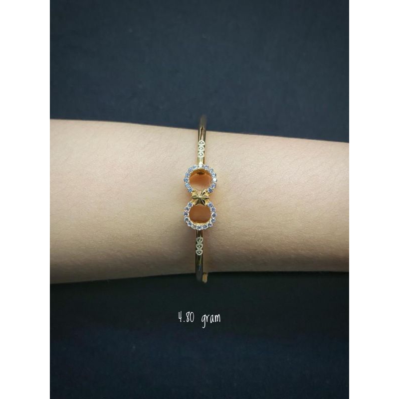 Gelang banggel/gelang perak 925/gelang wanita asli perak/gelang perak wanita