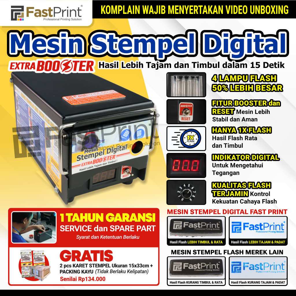 

Mesin Stempel Digital Extra Booster