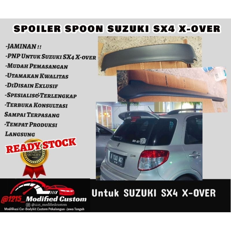 SPOILER SPOON SUZUKI SX4 X-OVER