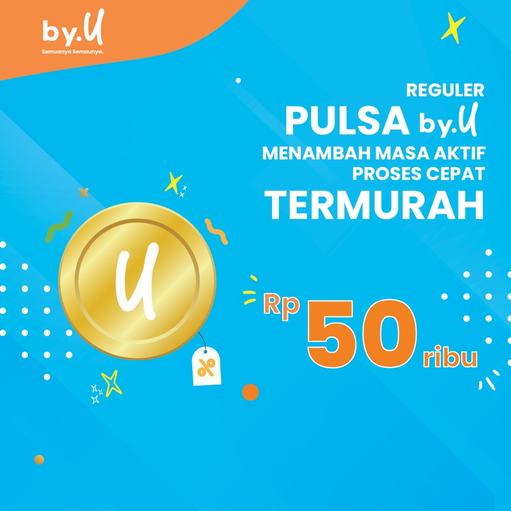 Pulsa By.U 50k 50000 Reguler