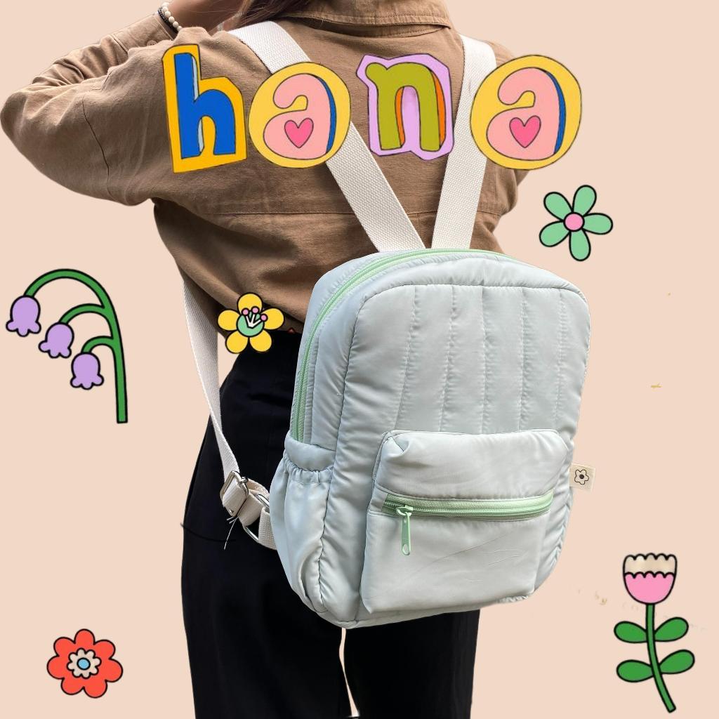 La. Ideas| Mini Hana Bag Pack| Bagpack Puffy| Tas Ransel Wanita