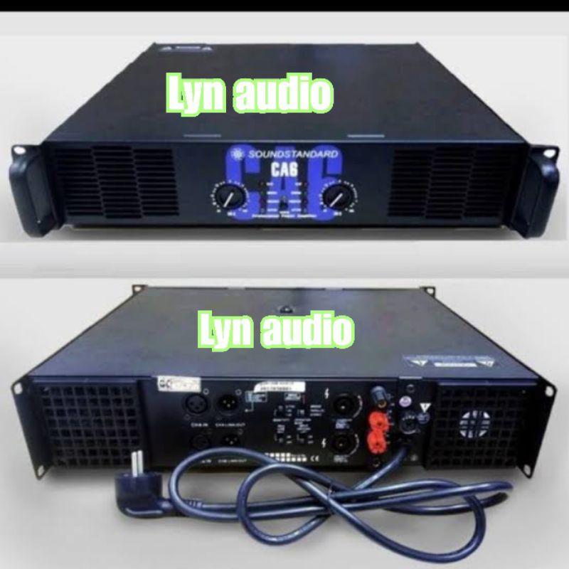 Power Amplifier SOUNDSTANDARD CA 6 / CA6 2 Channel