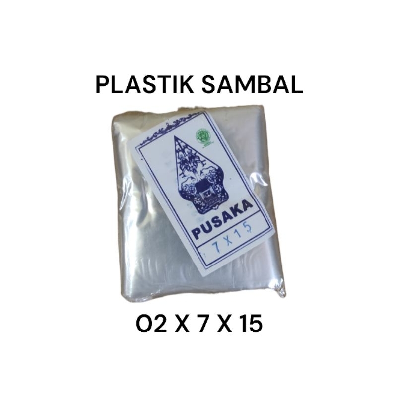 PLASTIK CABE PUSAKA 7X15 KANTONG PLASTIK CABE PP PUSAKA 7X15X0.2