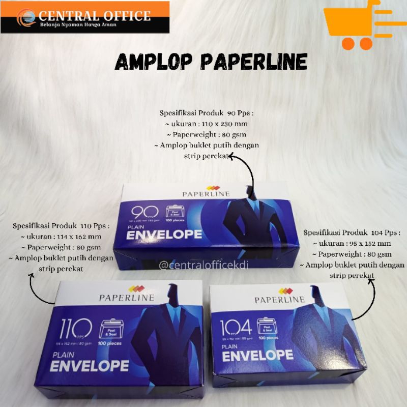 

Amplop Putih Paperline 90 PPS/Amplop Putih Paperline 110 PPS/Amplop Putih Paperline 104 PPs