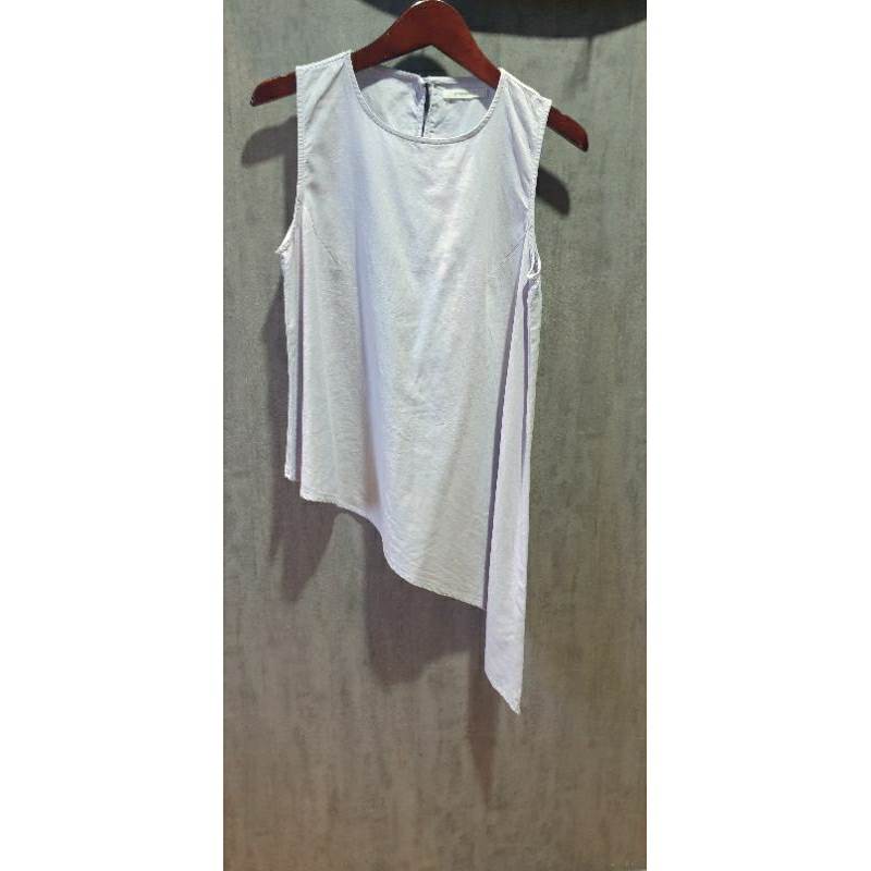 Blouse kutung warna lilac muda