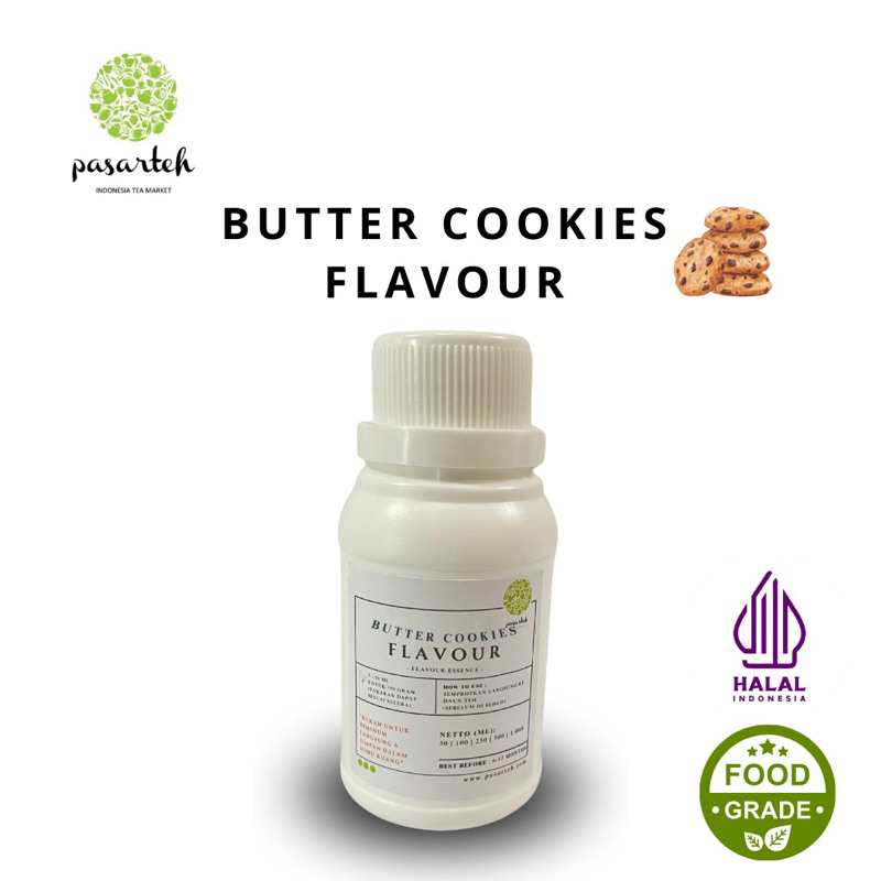 

[ pasarteh ] Butter Cookies Flavour | Perisa Butter Cookies | Flavour Essence 500 ml - 1 liter