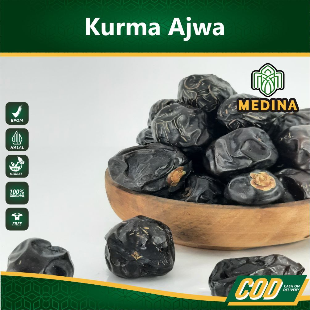 

Kurma Ajwa Al Madinah Jumbo 500gr 250gr Kg / Kurma Nabi Super Asli Madinah Oleh Oleh Haji Umrah