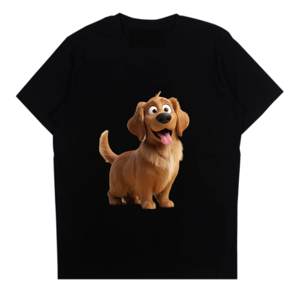 Kaos Anjing Golden Preium