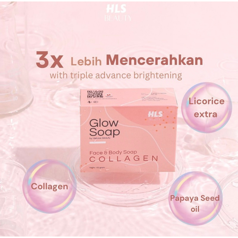 Glow Soap Heloise Beauty (sabun pemutih collagen) BPOM