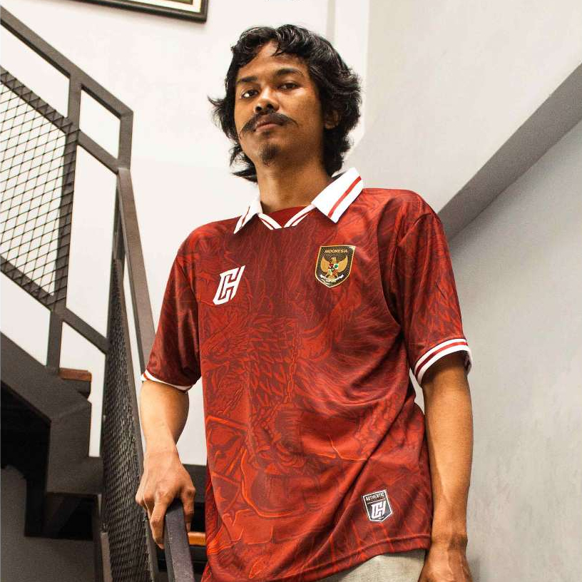 CH Jersey Timnas Indonesia 2024 Terbaru Baju Fantasy Timnas Original Customhade