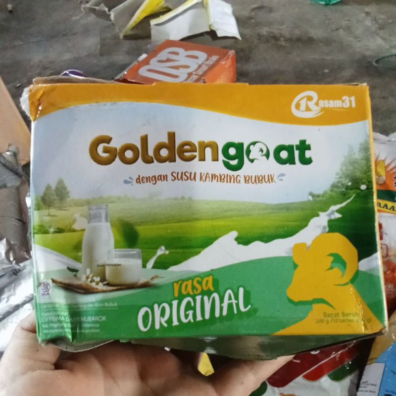 

Goldengoat dengan susu kambing bubuk 200g(10sachat@20g)