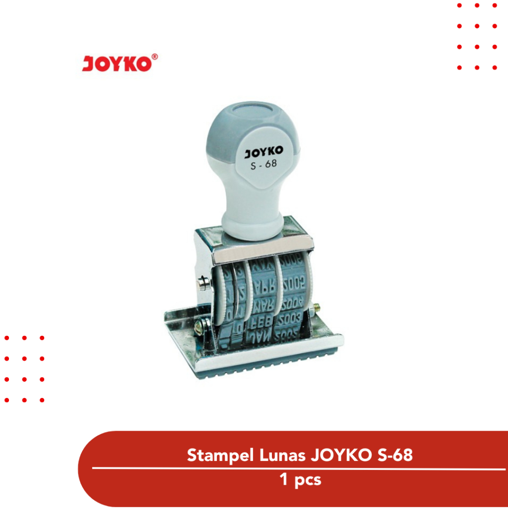 

Date Stamp Stempel Tanggal Lunas Joyko S-68