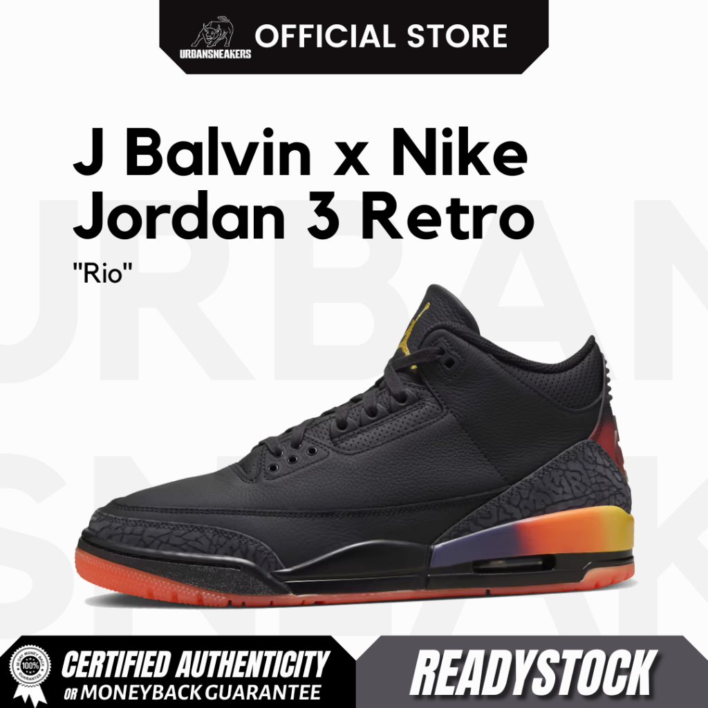 Nike Air Jordan 3 Retro x J Balvin Rio | FN0344 001