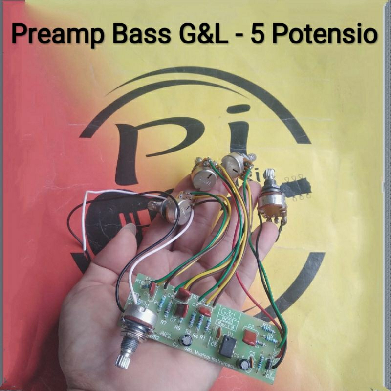 Preamp Bass G&L -  Preamp Bass GnL. Silakan Bisa Cek Di Deskripsi