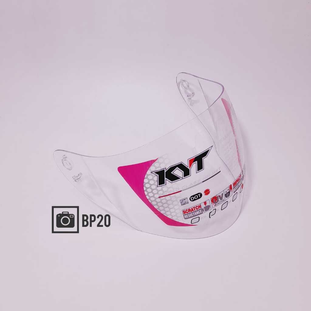 Kaca Helm KYT DJ MARU / Visor Helm KYT DJ MARU Bening Original