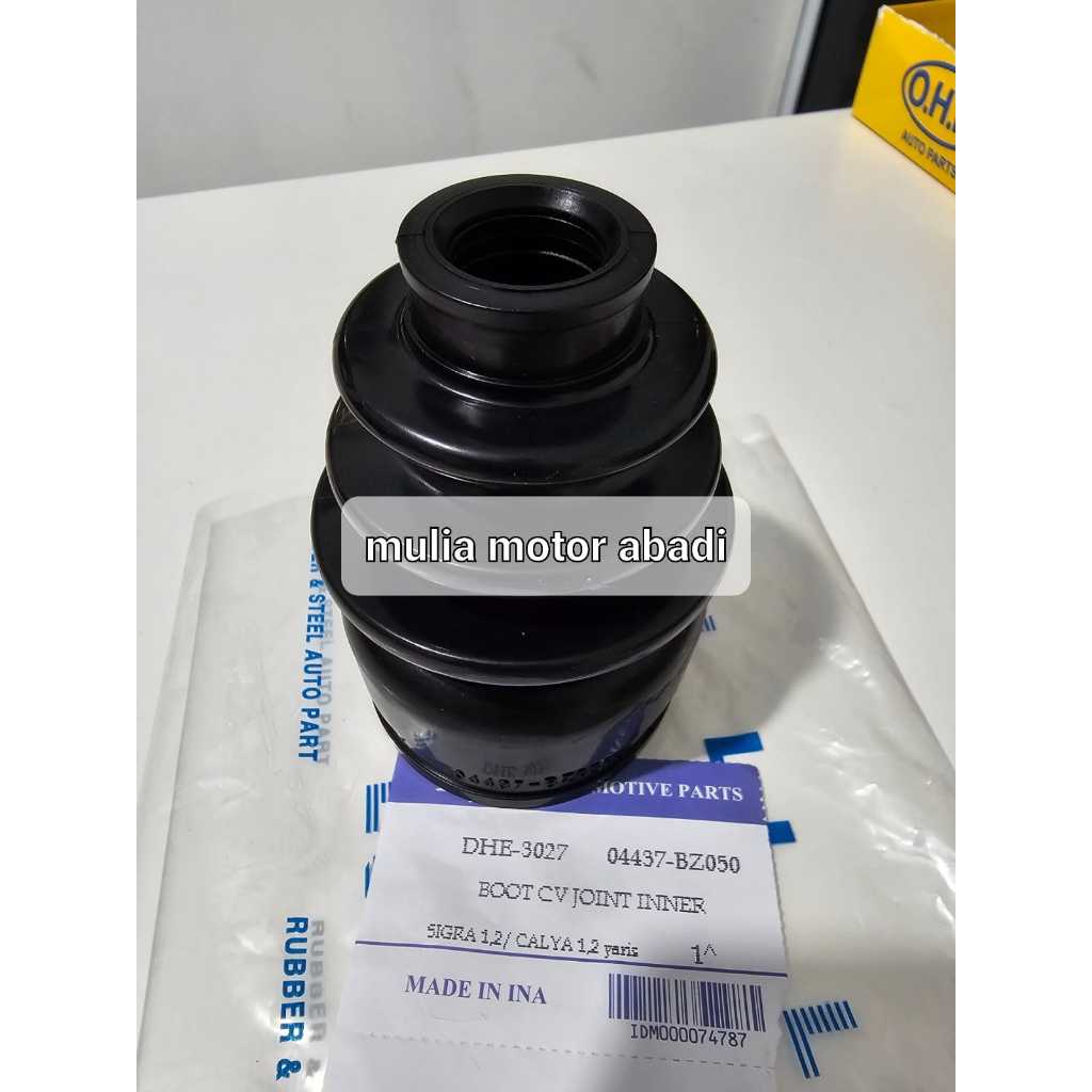Karet boot CV joint as roda dalam calya sigra Yaris 04437-BZ050 ASLI
