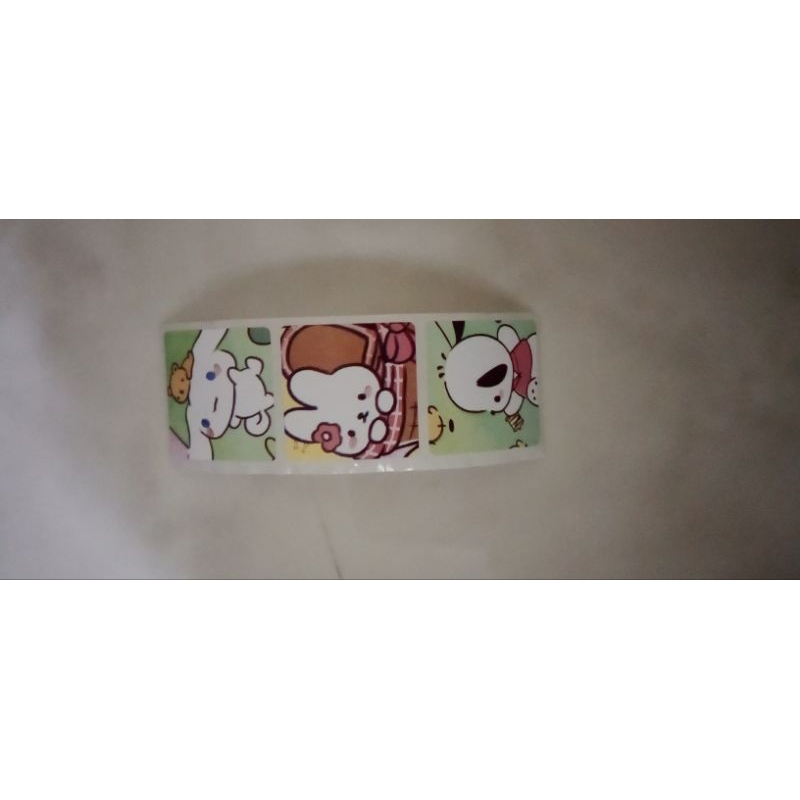 

sticker roll Sanrio (sudah dipotong)