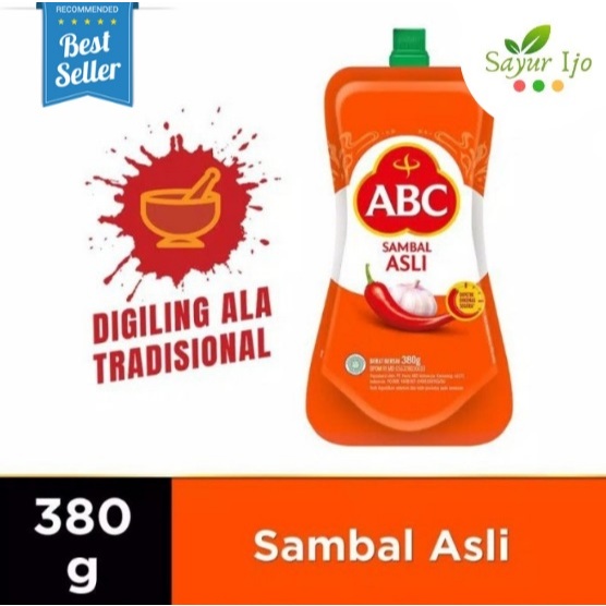 

ABC Saus Sambal Asli 380 ML / Pouch Chili Sauce Cabai Sambel Saos Cabe Bumbu Rempah Masak Dapur Instant