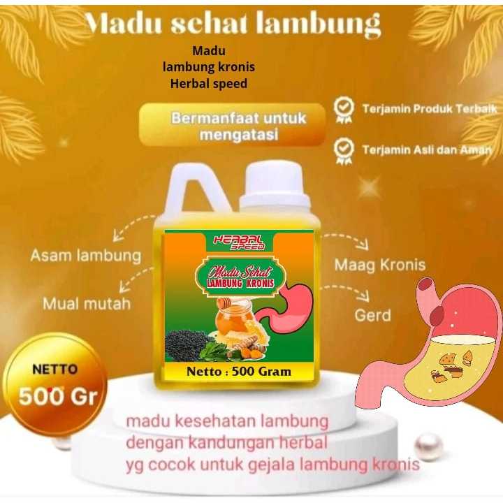 Madu Sehat Lambung Kronis HERBAL SPEED MADU LAMBUNG KRONIS mujarob