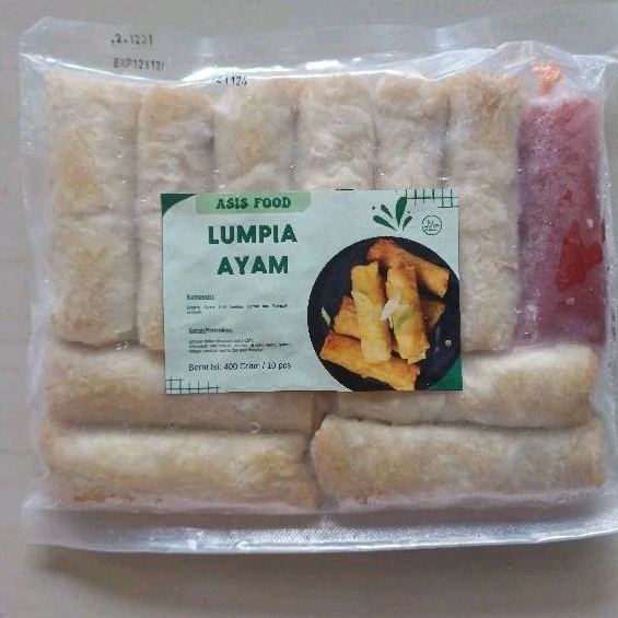 

ASIS FOOD Lumpia Ayam Frozen isi 10 pcs