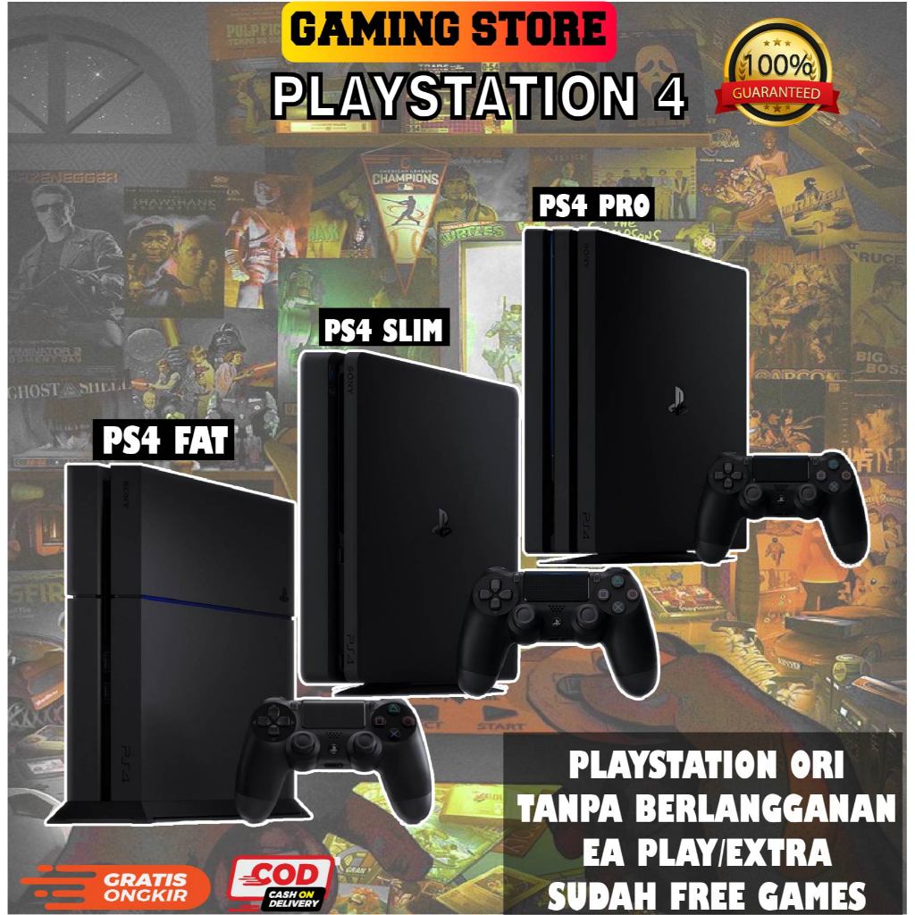 GAMING STORE -  PS4 PRO/SLIM/FAT FREE GAMES PERMANEN  HARDDISK INTERNAL - 500GB / 1TB *tanpa langgan