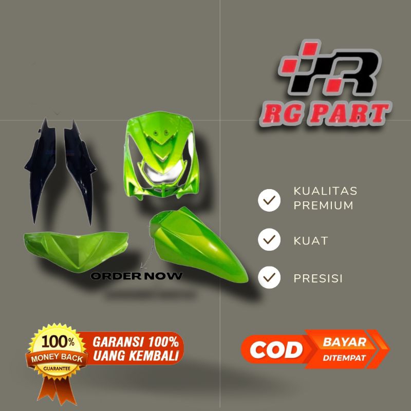 Full body halus Mio soul Karbu Hijau hitam