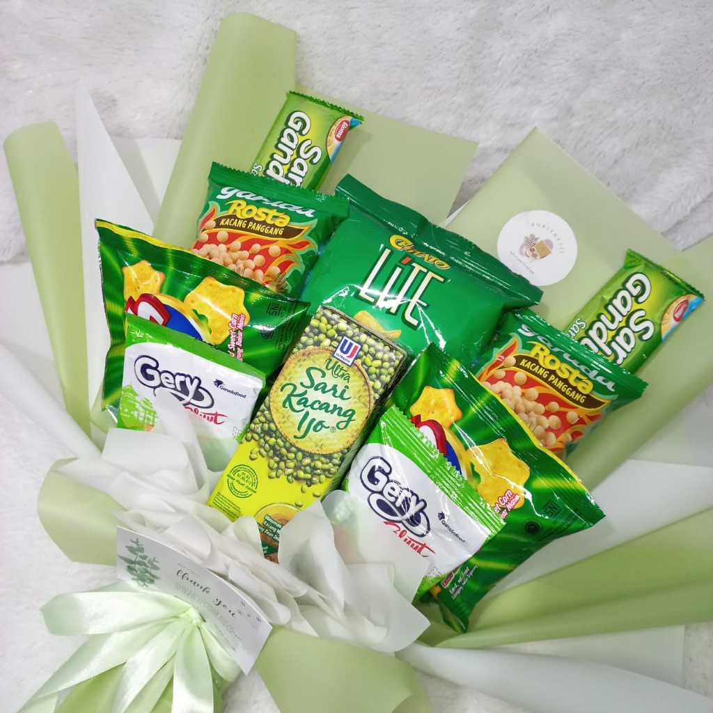 

Buket Snack Bouquet Snack Hadiah Makanan ringan