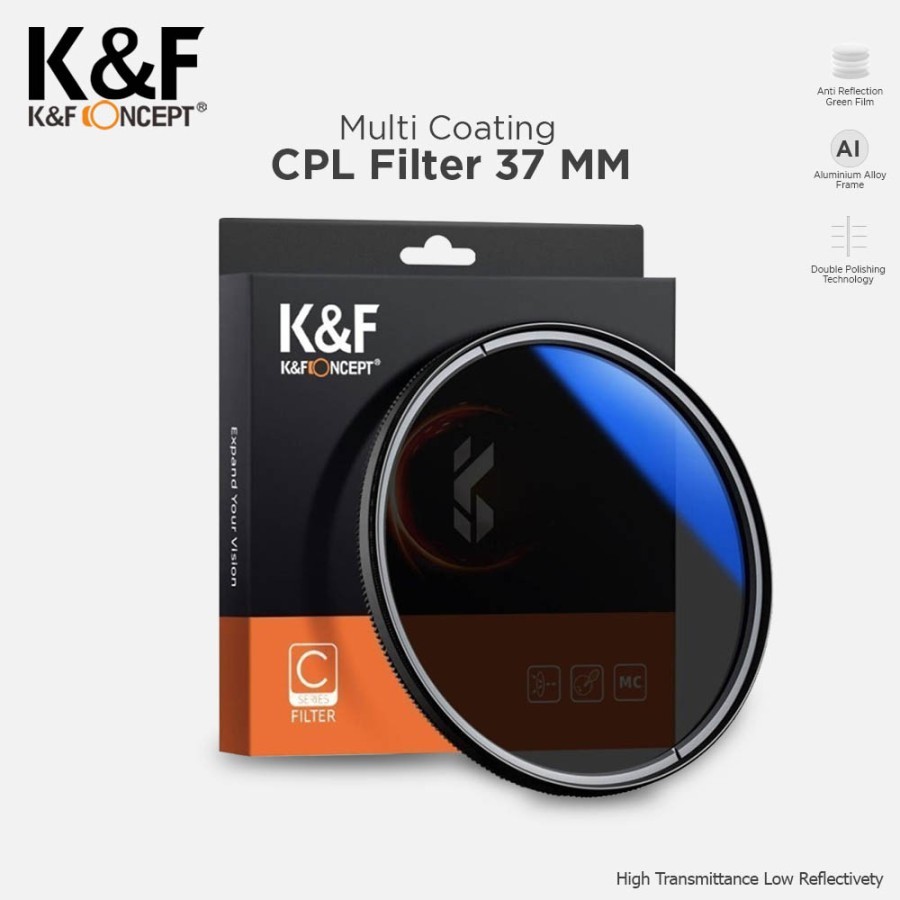 KNF Concept 37mm Filter MC CPL Filter Multi Coating K&F Concept
