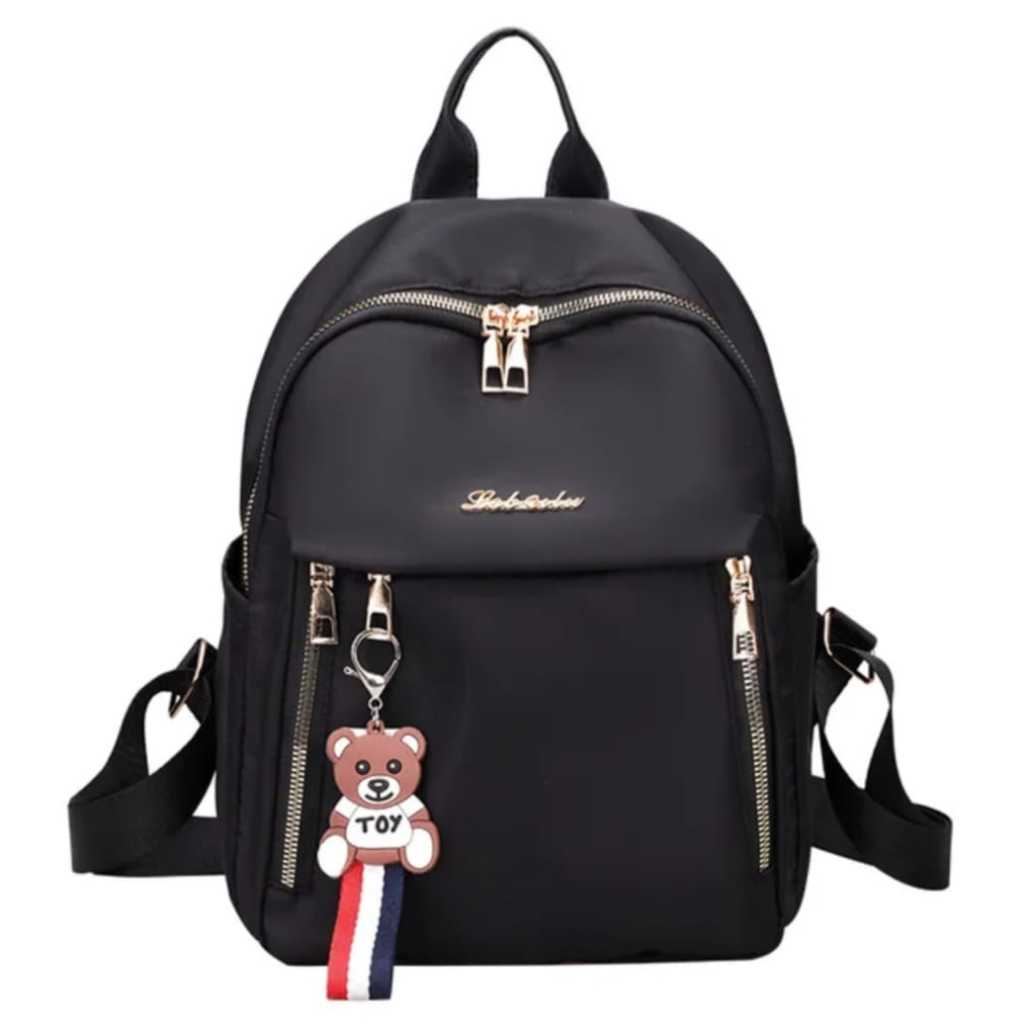 Tas Ransel Wanita AYUMI Kulit PU Leather Backpack Polos Plain Mewah Terbaru Terlaris Batam Bisa COD