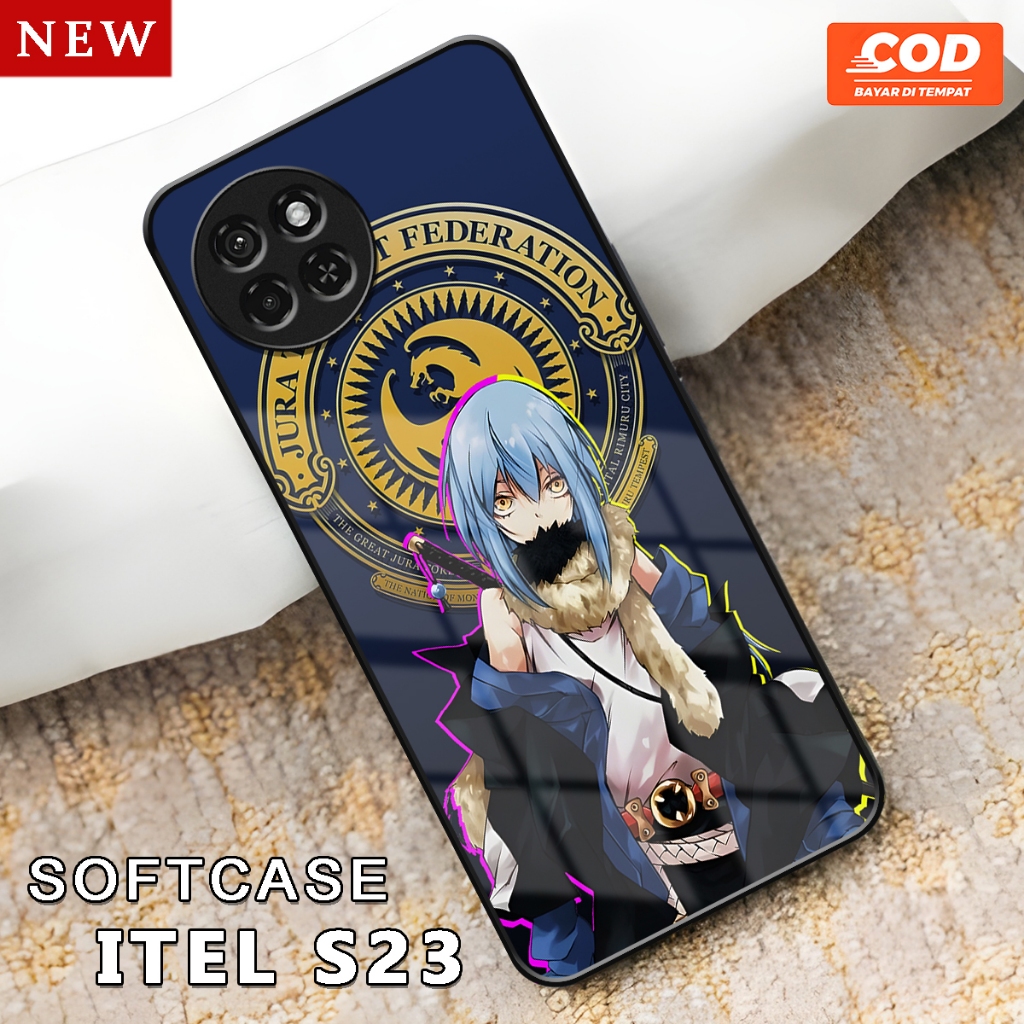 Softcase Glossy Premium Itel S23 Rimuru Casing Hp - Softcase - Casing Rimuru - Case Hp - Case Itel -