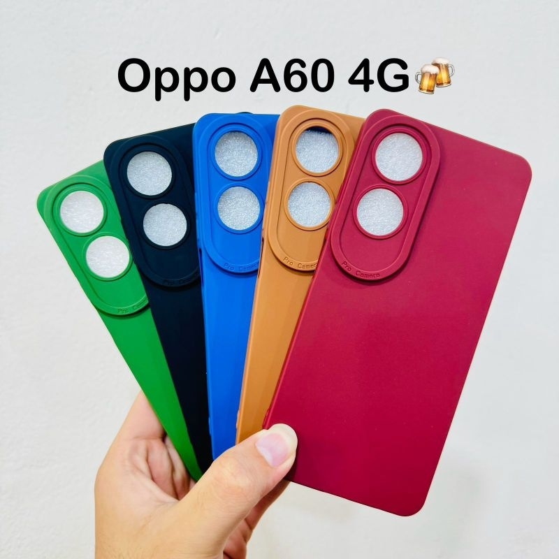 Softcase Warna Macaron Pro Camera Oppo A60 4g