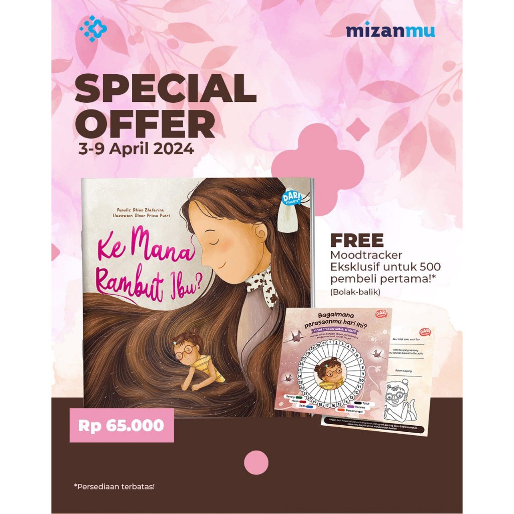 [Mizan] Kemana Rambut Ibu (Bonus Mood Tracker)