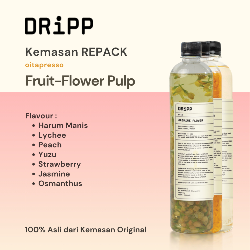 

REPACK - All Varian Dripp Syrup / Fruit-Flower Pulp [100] g