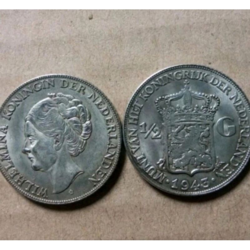 koin kuno Nederland Wilhelmina