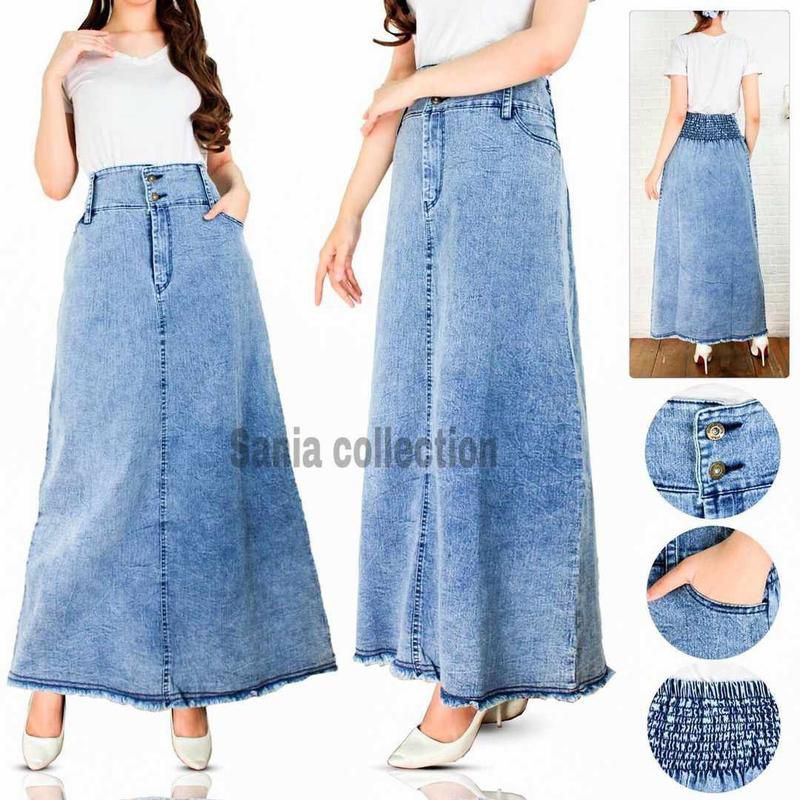 ROK SPAN JEANS LIST 1 PREMIUM ORI BY SANIA COLLECTIONS