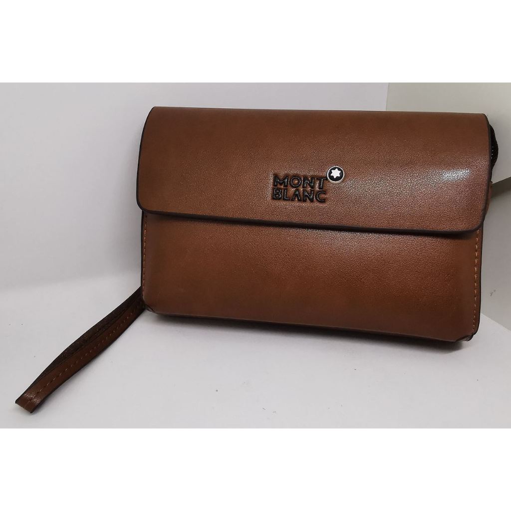 Clutch pria mont blanc coklat
