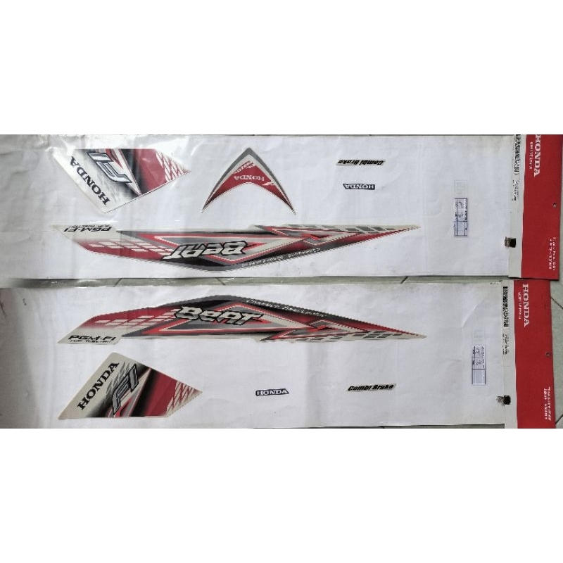 STRIPING STIKER HONDA BEAT 2014 ORIGINAL AHM