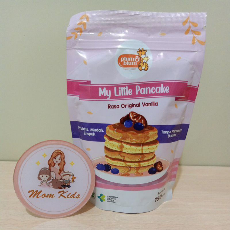 

Plum & Blum Tepung Pancake Vanilla My Little Pancake Plum Blum 150 gram Exp Date 08/03/2025