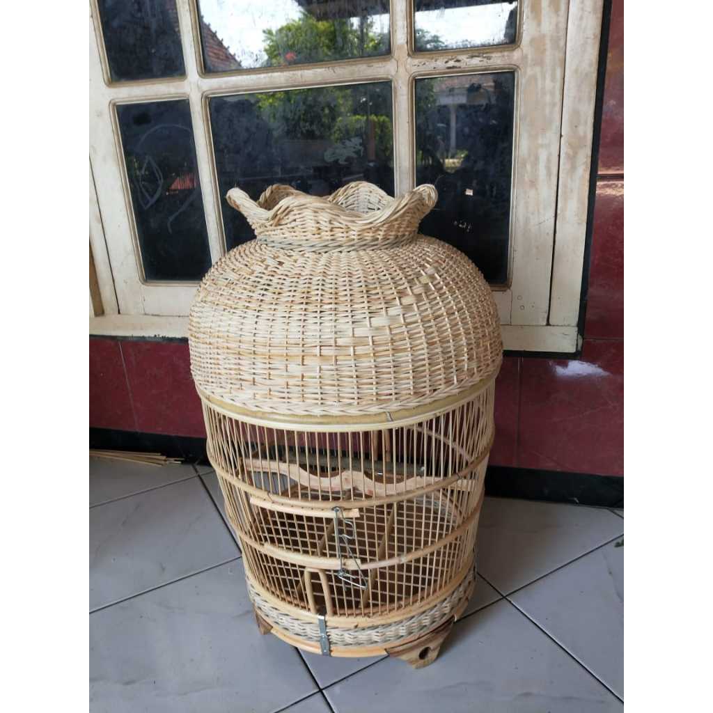 Sangkar Perkutut Anyaman Rotan tebok lepas toko mandiri