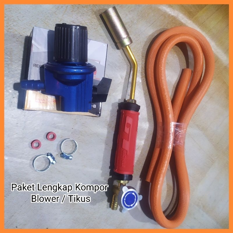 Torch gas / flame gun / blow torch api besar 1 set