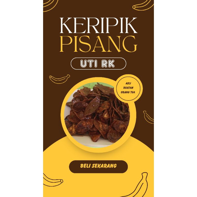 

KERIPIK PISANG LUMER RASA COKLAT 250gr-1kg